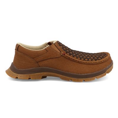 Image showing  Men's Oblique Toe Slip-On Shoes