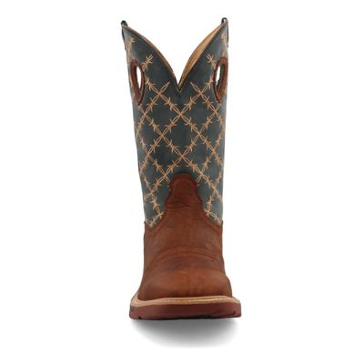 Image showing 3 th Twisted X Men's Square Toe Western Work Boots, 12 in.