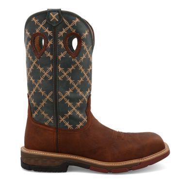 Image showing 4 th Twisted X Men's Nano Toe Western Work Boots, 12 in.