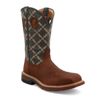 Image showing 7 th Twisted X Men's Nano Toe Western Work Boots, 12 in.