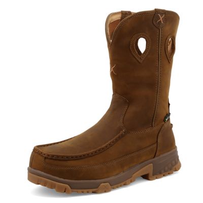 Twisted X Men's CellStretch Nano Toe Work Boots, 11 in.