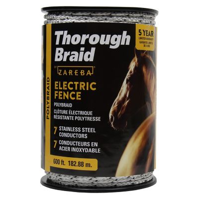 Zareba 600 ft. Thoroughbraid Heavy-Duty 7-Strand Polybraid, 0.25 mm Line Thickness