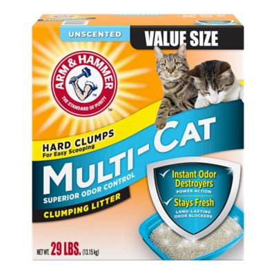 Arm & Hammer Multi-Cat Clumping Litter Unscented, 29 lb.