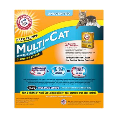 Image showing  Multi-Cat Clumping Litter Unscented, 29 lb.