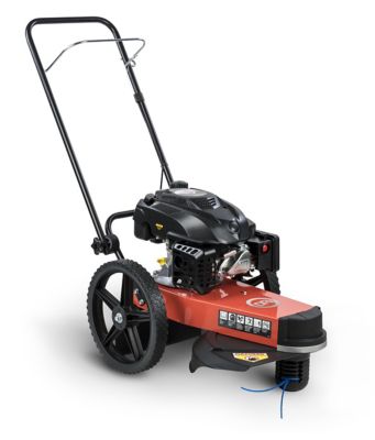 DR Power Equipment 22 in. Gas-Powered DR Pilot Push Lawn Mower/Trimmer, 50 ST Great at mowing tall grasses and small brush