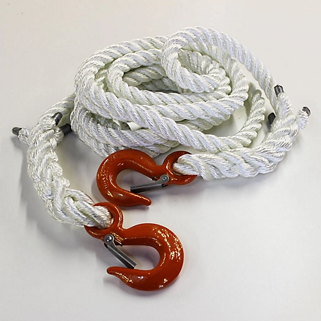 Hercules Tow Ropes 5/8 in. x 20 ft. Nylon Recovery Rope with Hooks