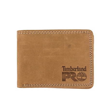 Timberland PRO RFID-Blocking Slim Leather Bifold Wallet