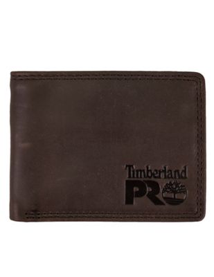 Timberland PRO RFID-Blocking Slim Leather Bifold Wallet