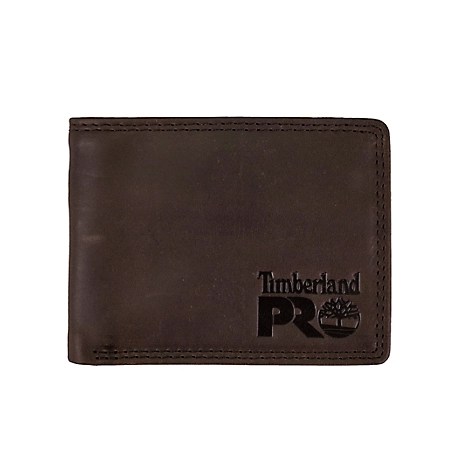 Timberland PRO RFID-Blocking Slim Leather Bifold Wallet