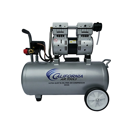 California Air Tools 1 HP 8 gal. Ultra Quiet and Oil-Free Lightweight Aluminum Tank Air Compressor