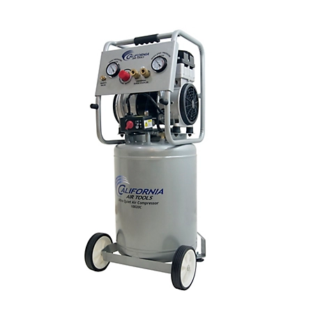 California Air Tools 2 HP 10 gal. Ultra Quiet and Oil-Free Steel Tank Air Compressor with Auto Drain Valve, 220V, 60 Hz