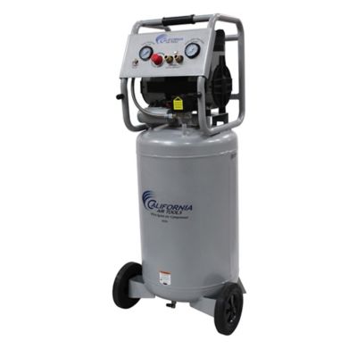 Image showing  2 hp 20 gal. Ultra Quiet and Oil-Free Steel Tank Air Compressor