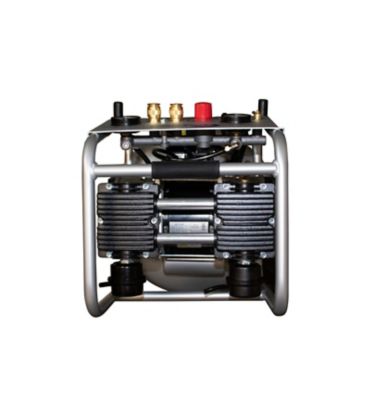 Image showing  2 HP 20 gal. Ultra Quiet and Oil-Free Steel Tank Air Compressor with Automatic Drain Valve