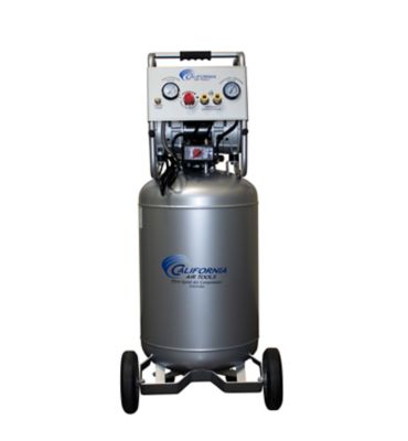 Image showing 7 th California Air Tools 2 HP 20 gal. Ultra Quiet and Oil-Free Steel Tank Air Compressor with Automatic Drain Valve