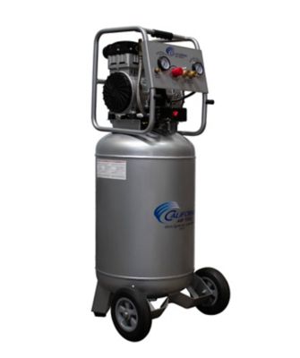 Image showing 5 th California Air Tools 2 HP 20 gal. Ultra Quiet and Oil-Free Steel Tank Air Compressor, 220V, 60 Hz