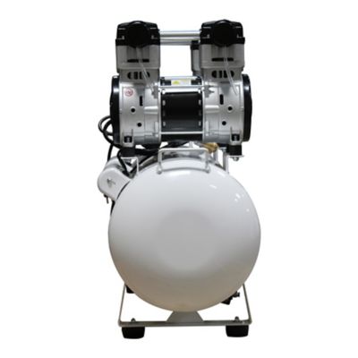 Image showing  4 HP 10 gal. Ultra Quiet and Oil-Free Steel Tank Air Compressor with Auto Drain Valve, 125 PSI