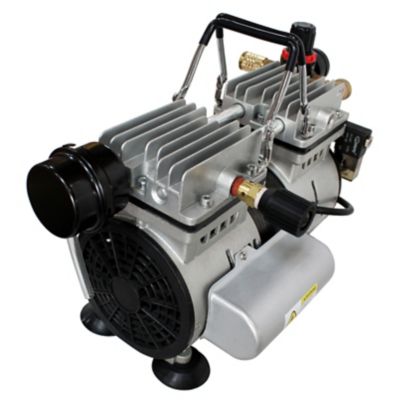 Image showing  2 HP Tankless Ultra Quiet and Oil-Free Air Compressor with Power Pedal