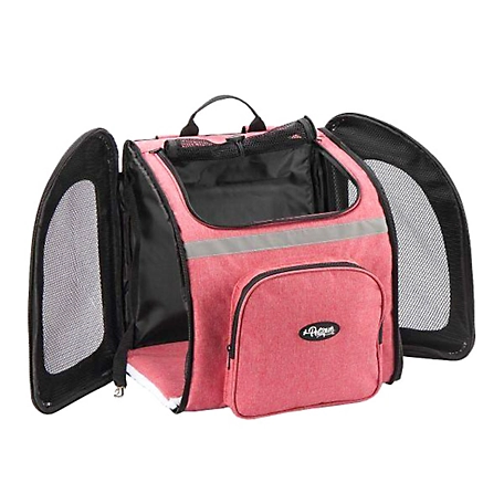 Petique The Backpacker Pet Carrier, Coral