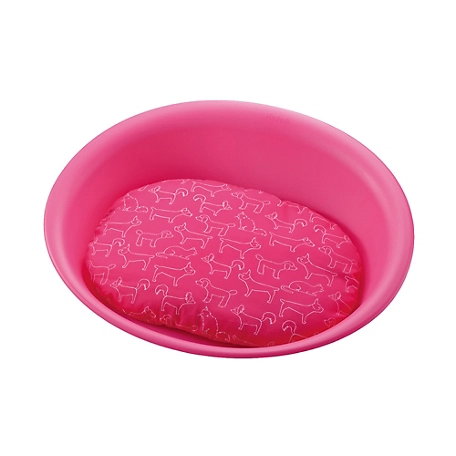 Richell Waterproof Oval Plastic Pet Bed