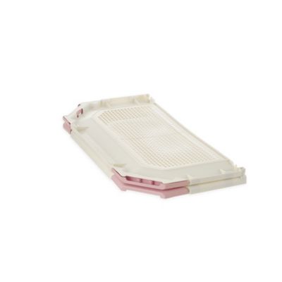 Image showing  Indoor Paw Trax Potty Pad Holder, Pink/Beige