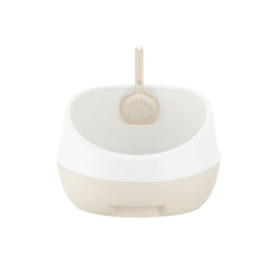 Image showing  Paw Trax Rimmed Cat Litter Pan, White