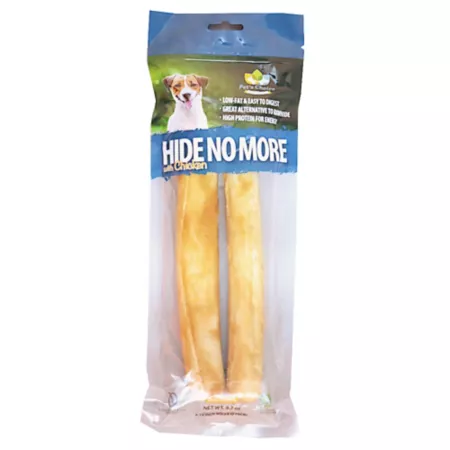 Pet's Choice Pharmaceuticals 9-10 in Natural Skinless Chicken Roll Dog Chews 2 ct Dog Bones Rawhide & Rawhide Alternative