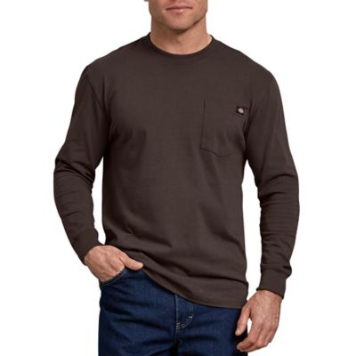 Dickies Men's Heavyweight Crew Neck Long-Sleeve T-Shirt