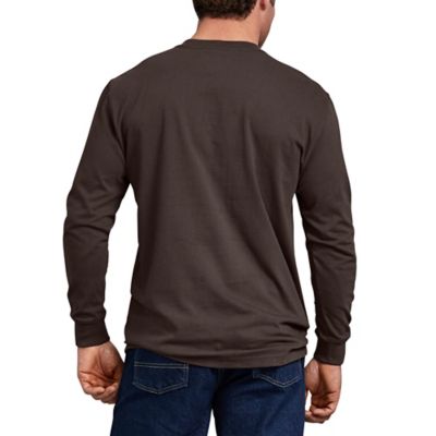 Image showing  Men's Heavyweight Crew Neck Long-Sleeve T-Shirt