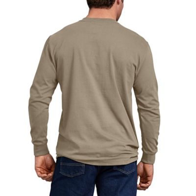 Image showing  Men's Heavyweight Crew Neck Long-Sleeve T-Shirt