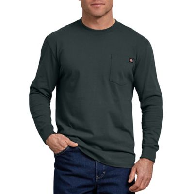 Dickies Men's Heavyweight Crew Neck Long-Sleeve T-Shirt