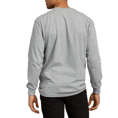 Image showing  Men's Heavyweight Crew Neck Long-Sleeve T-Shirt