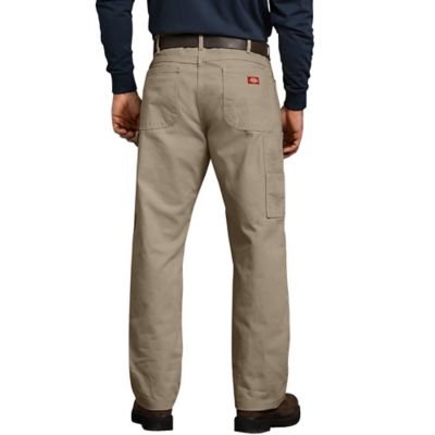 Image showing  Men's Relaxed Fit Mid-Rise Straight Leg Utility Duck Work Jeans