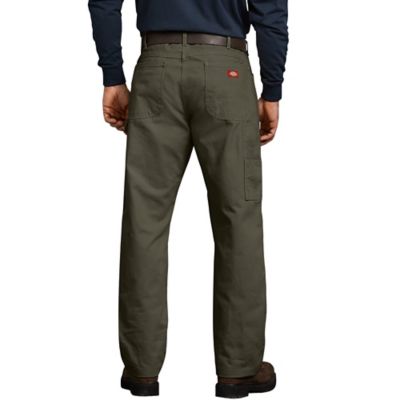Image showing  Men's Relaxed Fit Mid-Rise Straight Leg Utility Duck Work Jeans