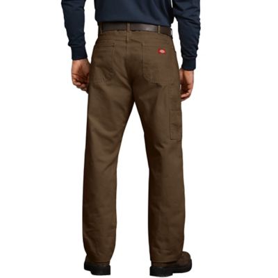 Image showing  Men's Relaxed Fit Mid-Rise Straight Leg Utility Duck Work Jeans