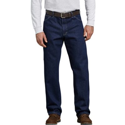 Dickies Men's Relaxed Fit Mid-Rise Carpenter Denim Work Jeans