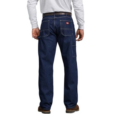 Image showing 2 th Dickies Men's Relaxed Fit Mid-Rise Carpenter Denim Work Jeans