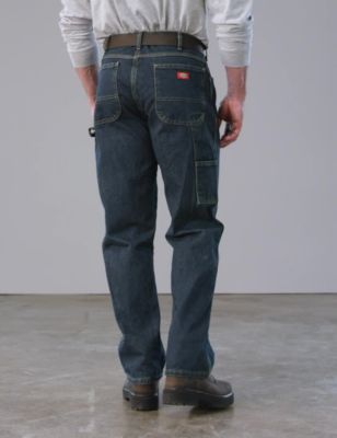 Image showing  Men's Relaxed Fit Mid-Rise Carpenter Denim Work Jeans