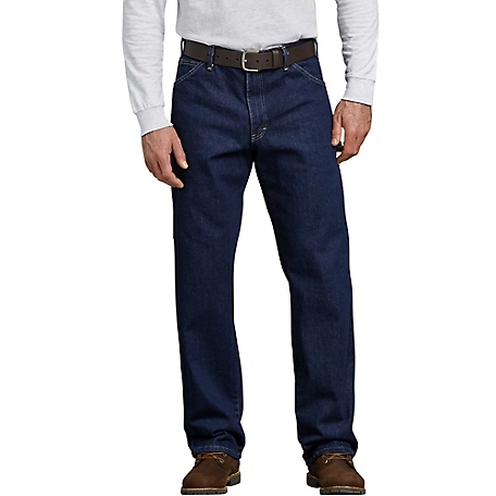 Dickies Men's Relaxed Fit Mid-Rise Carpenter Denim Jeans