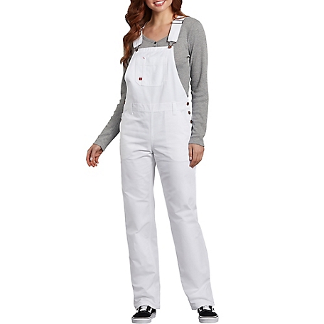 Dickies Women's Relaxed Fit Straight Leg Bib Overalls