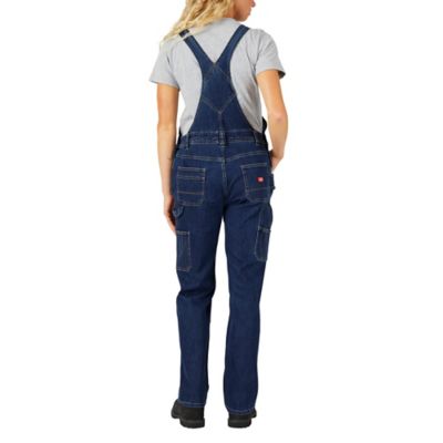 Image showing  Women's Double-Front Denim Bib Overalls