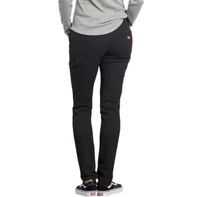 Image showing  Women's Slim Fit Mid-Rise Stretch Duck Carpenter Pants
