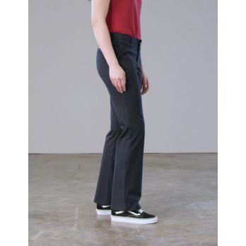 Genuine Dickies Women's Regular Bootcut Flat Front Pant 