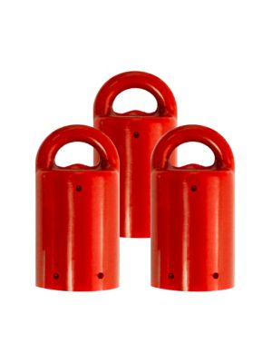 MagnetPAL Heavy-Duty Neodymium Anti-Rust Magnets, Red, 3-Pack