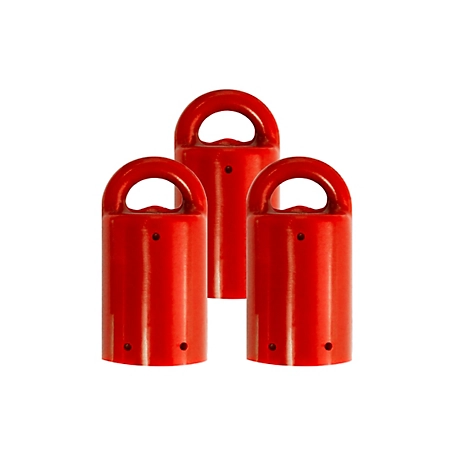 MagnetPAL Heavy-Duty Neodymium Anti-Rust Magnets, Red, 3-Pack