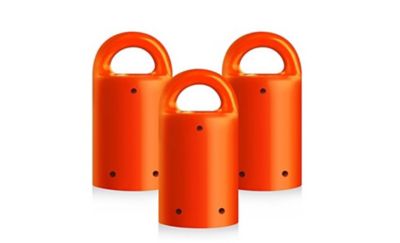 MagnetPAL Heavy-Duty Neodymium Anti-Rust Magnets, Orange, 3-Pack