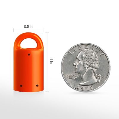 Image showing  Heavy-Duty Neodymium Anti-Rust Magnets, Orange, 3-Pack