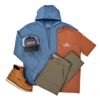 Image showing 7 th Ridgecut Unisex Adult Rubber Patch Trucker Hat