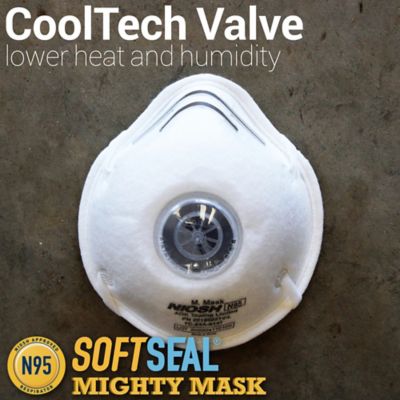 Image showing  3D+ N95 Mighty Face Masks with CoolTech Valve, 10-Pack