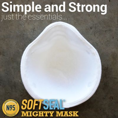 Image showing  3D+ N95 Large Mighty Face Masks, 10-Pack