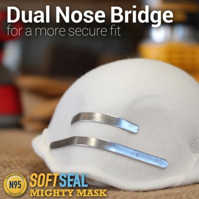 Image showing  3D+ N95 Large Mighty Face Masks, 10-Pack